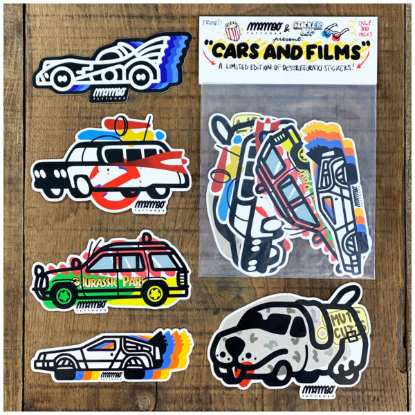STICKERS “CARS AND FILMS”