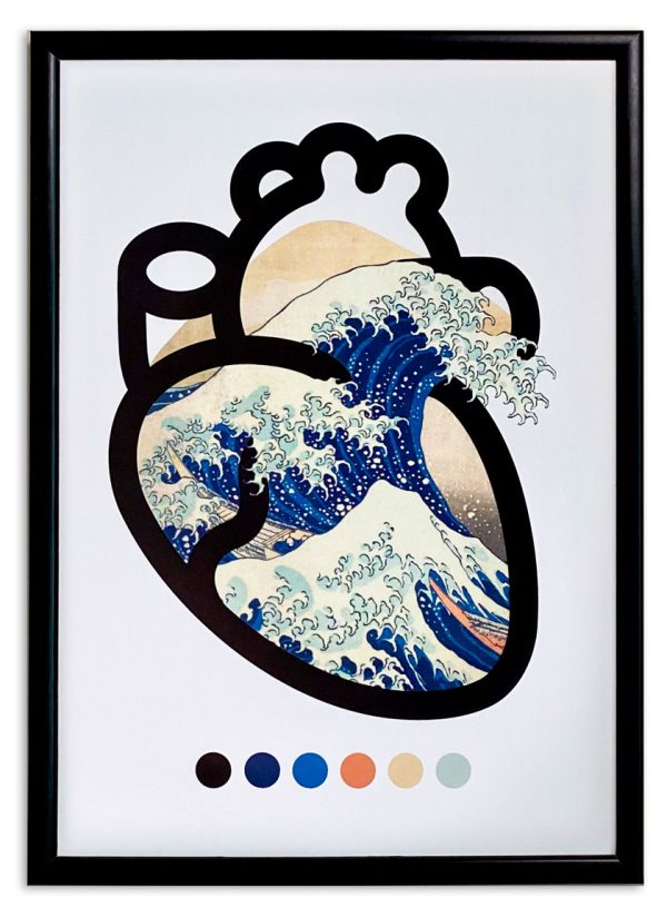 The Great Wave,  <br>before