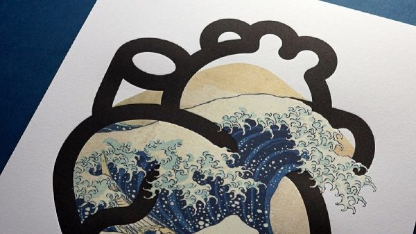 The Great Wave,  <br>before & after - Image 3